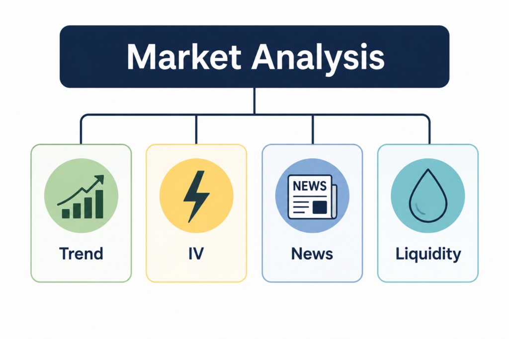 Options trading checklist before entering a trade